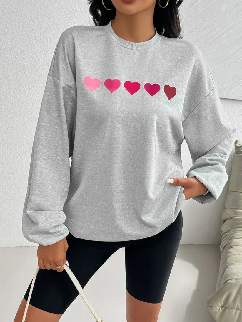 Cozy Up in Style with the Devine Heart Sweatshirt