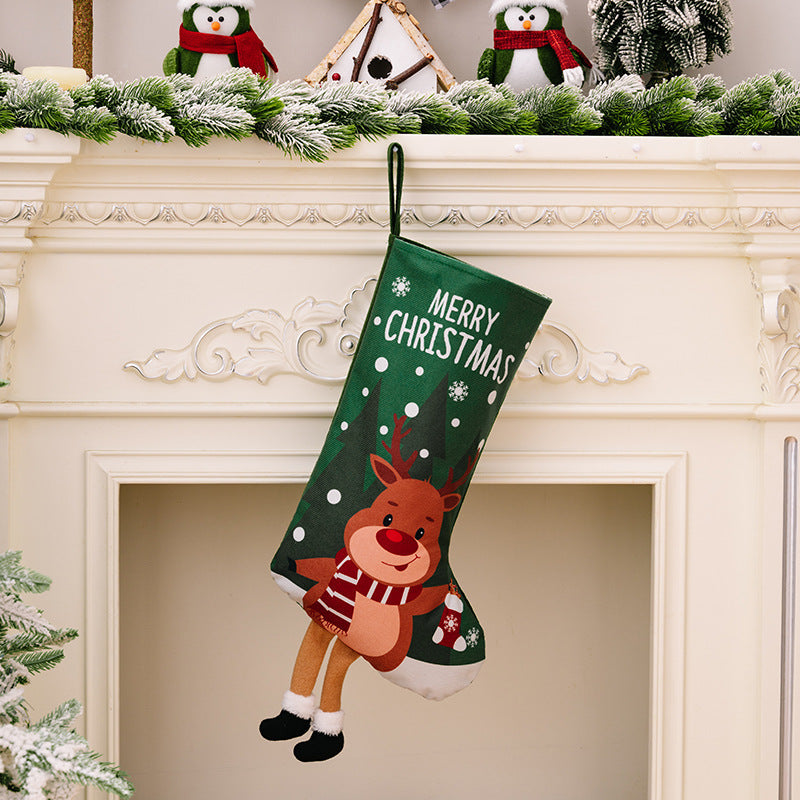 Printed Christmas Stocking Hanging Widget - Get Stylish