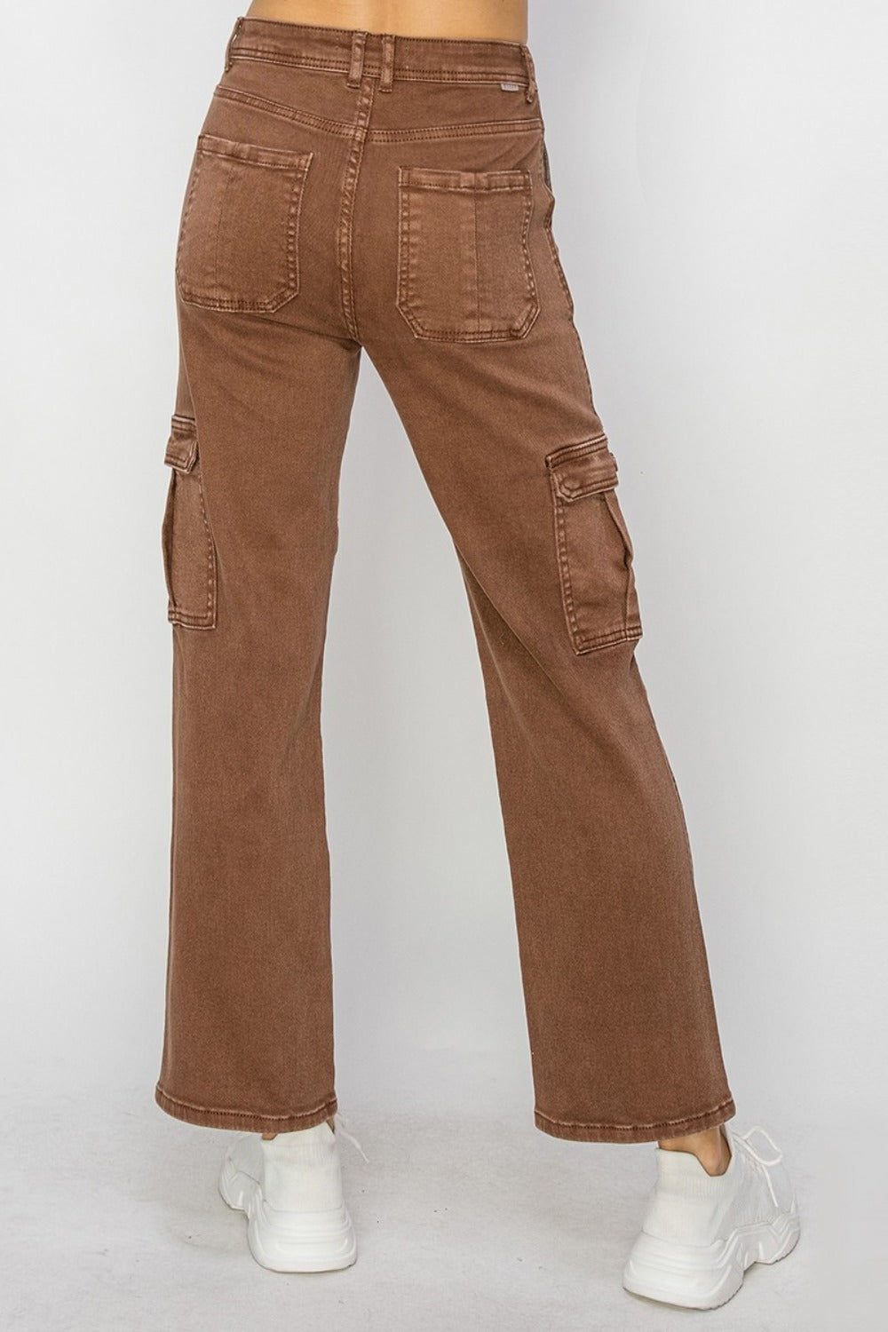 Risen Full Size High Rise Cargo Jeans - Get Stylish