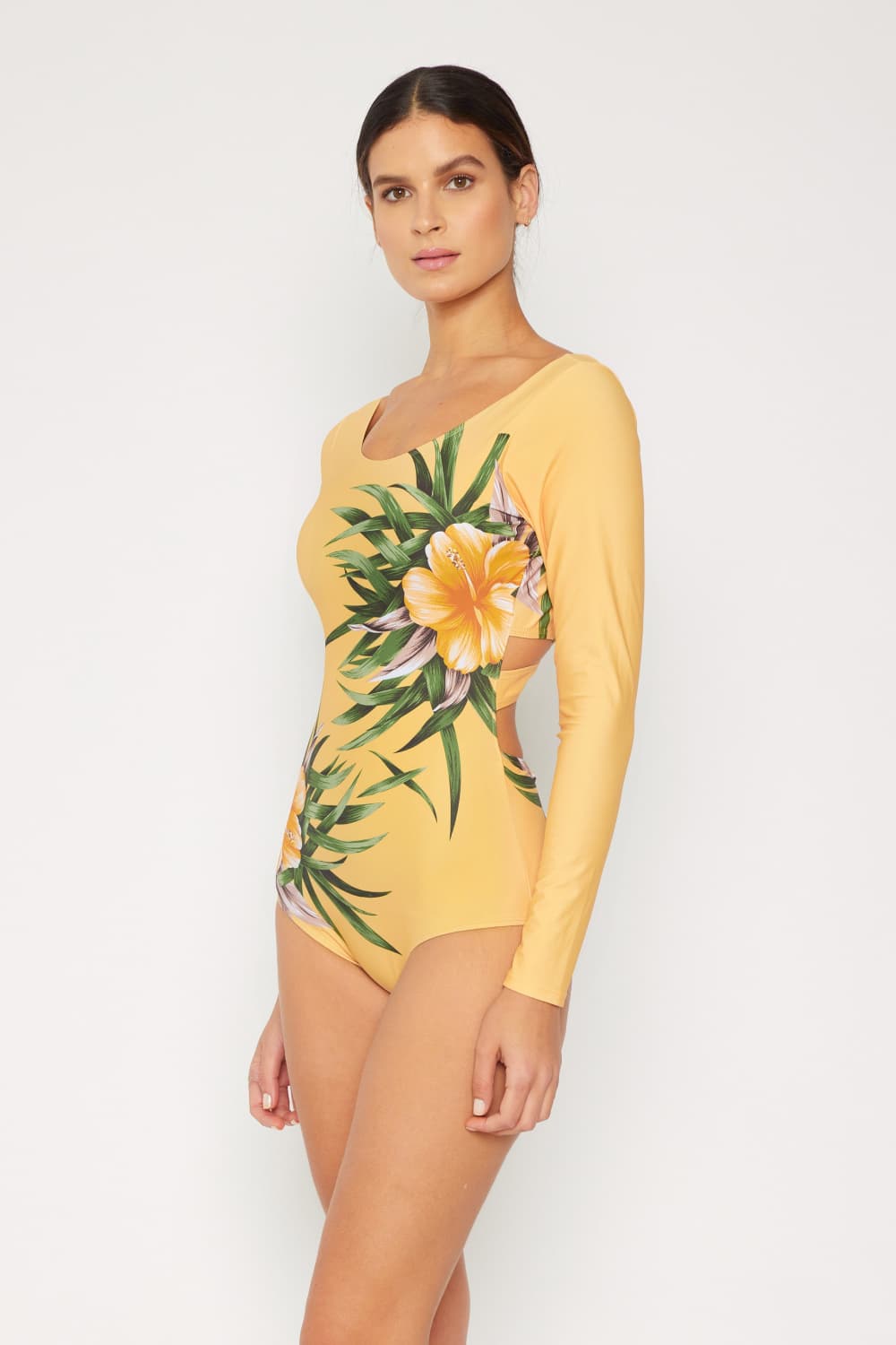 Marina West Swim Cool Down Longsleeve One-Piece Swimsuit - Get Stylish