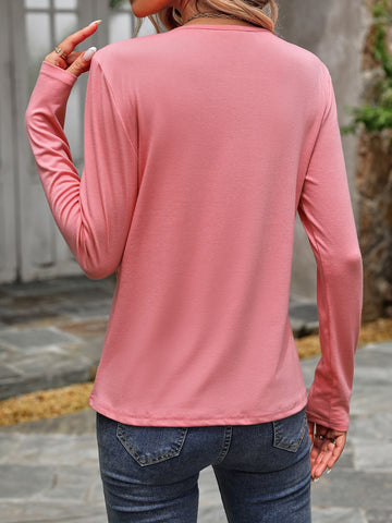 Round Neck Long Sleeve T-Shirt