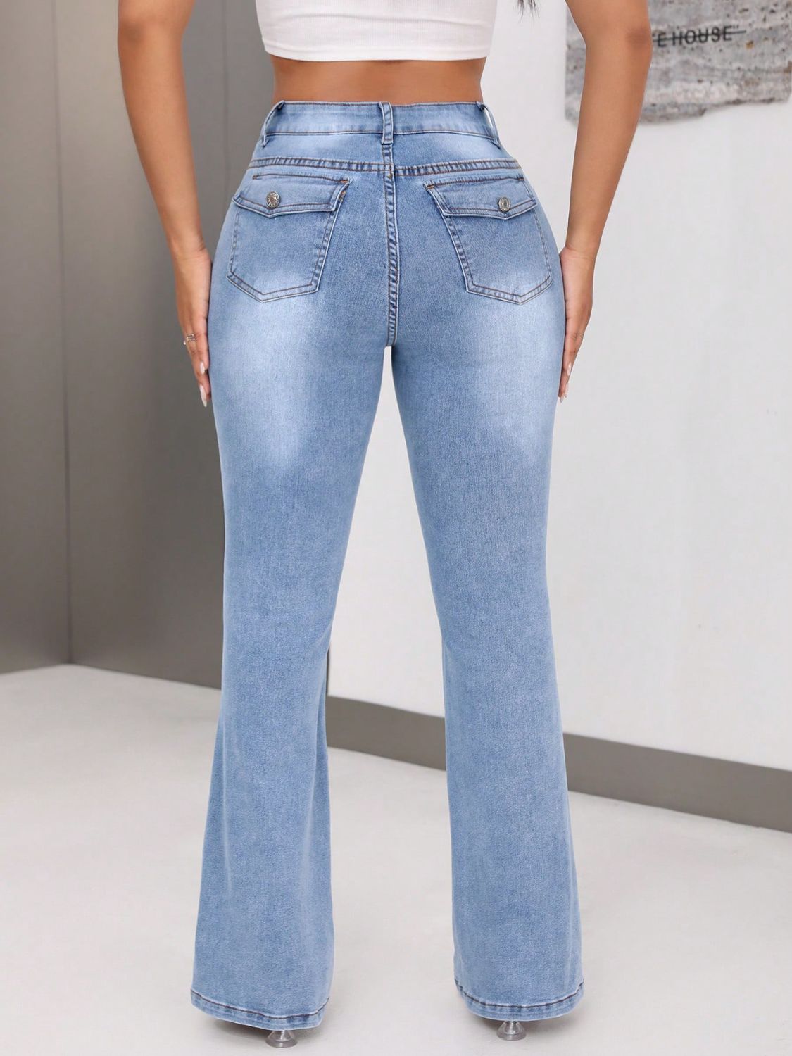 Bootcut Jeans with Pockets - Get Stylish