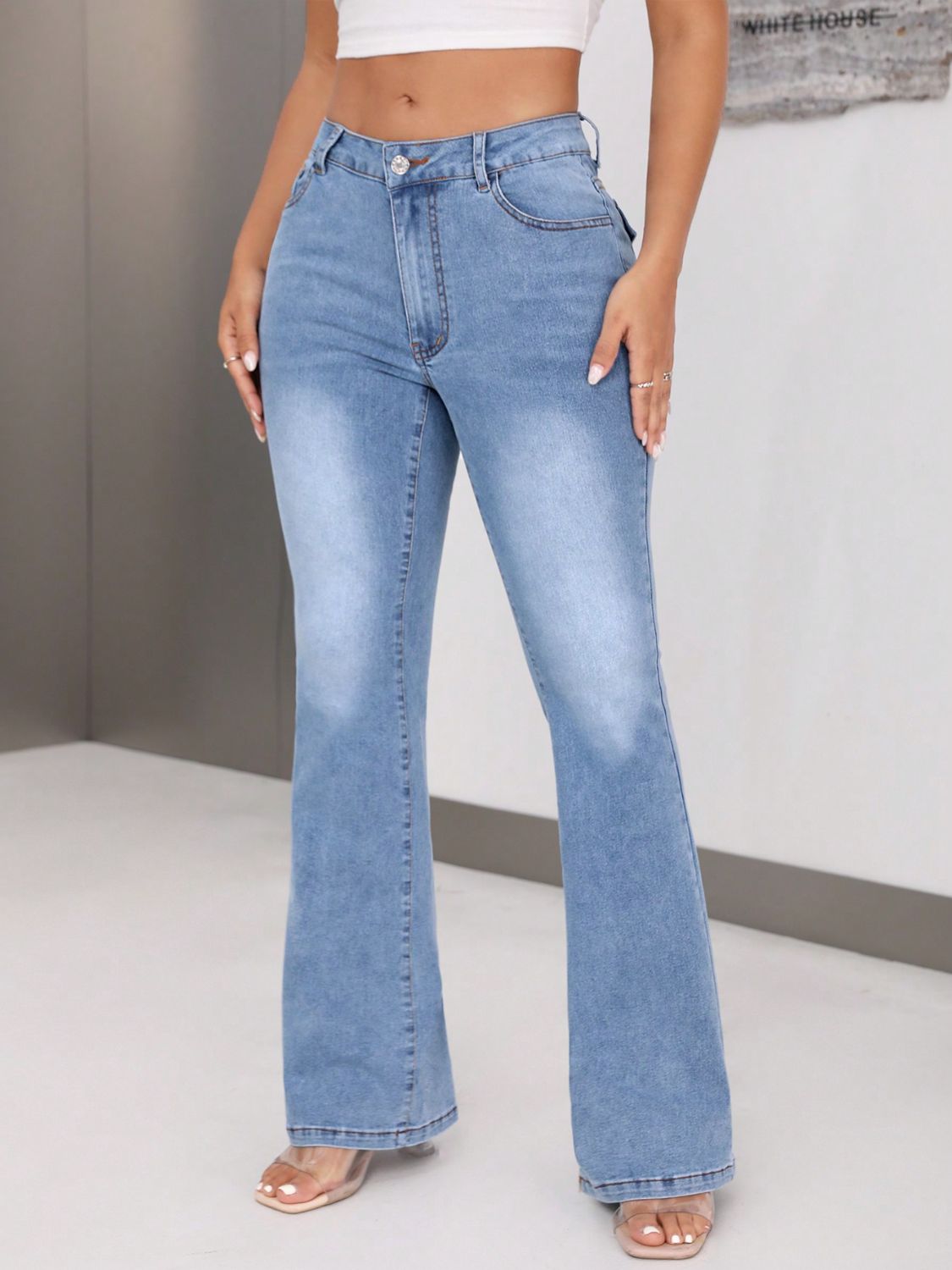 Bootcut Jeans with Pockets - Get Stylish