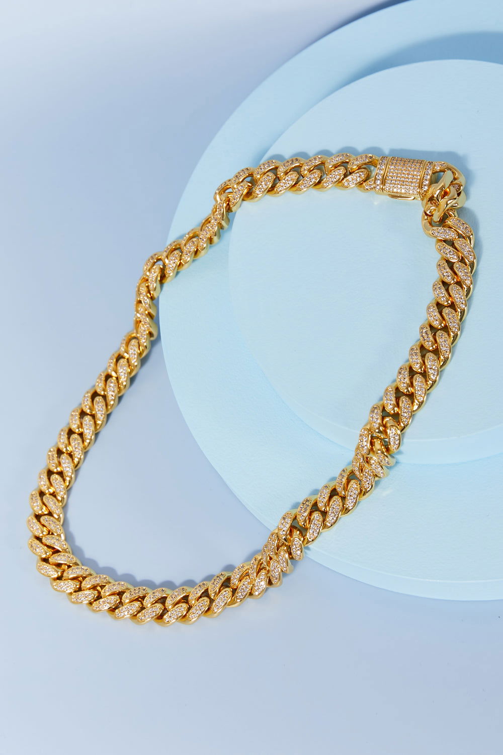 Brass Curb Chain Necklace - Get Stylish